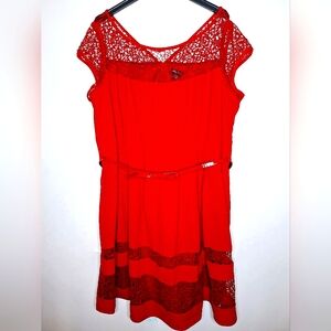 NWT City Chic brand" The Cut Out Cutie" Plus-size A-line Valentines Day dress.